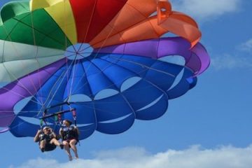 Parasailing v Šarm aš-Šajchu