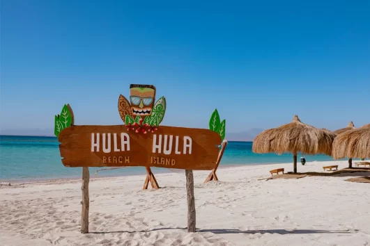 Rajsko ostrvo Hula Hula plaža iz Hurgade