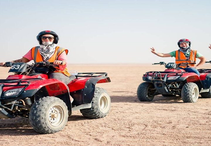 Afternoon Quad Bike Safari in Hurghada with Bedouins & Camel Ride