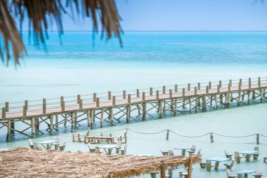 Orange Bay Island from Hurghada