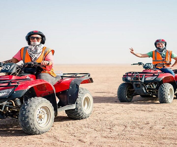 Öğle yemeğinden sonra Sharm el-Sheikh'ten ATV Safari