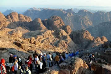 Sina Dağı'nda (Musa Dağı) gün doğumu