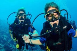 Snorkeling e immersioni vicino all'isola di Tiran in barca