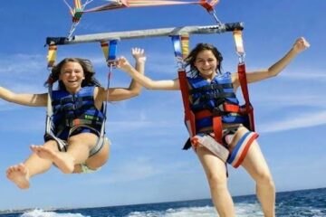 Escursione in volo con parasailing a Hurghada