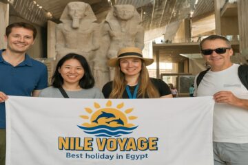 Noul Mare Muzeu Egiptean din Cairo, Piramidele din Giza, Sfinxul și Nilul